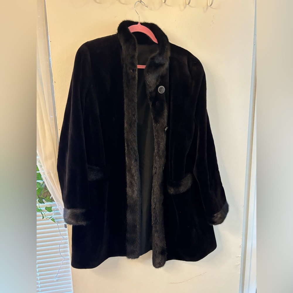 Reversible Black Mink Coat